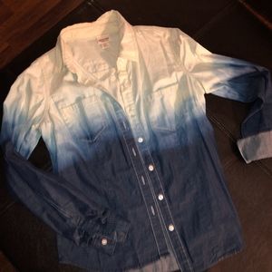 LAST CHACE! Ombre Style Flannel (accepting offers)